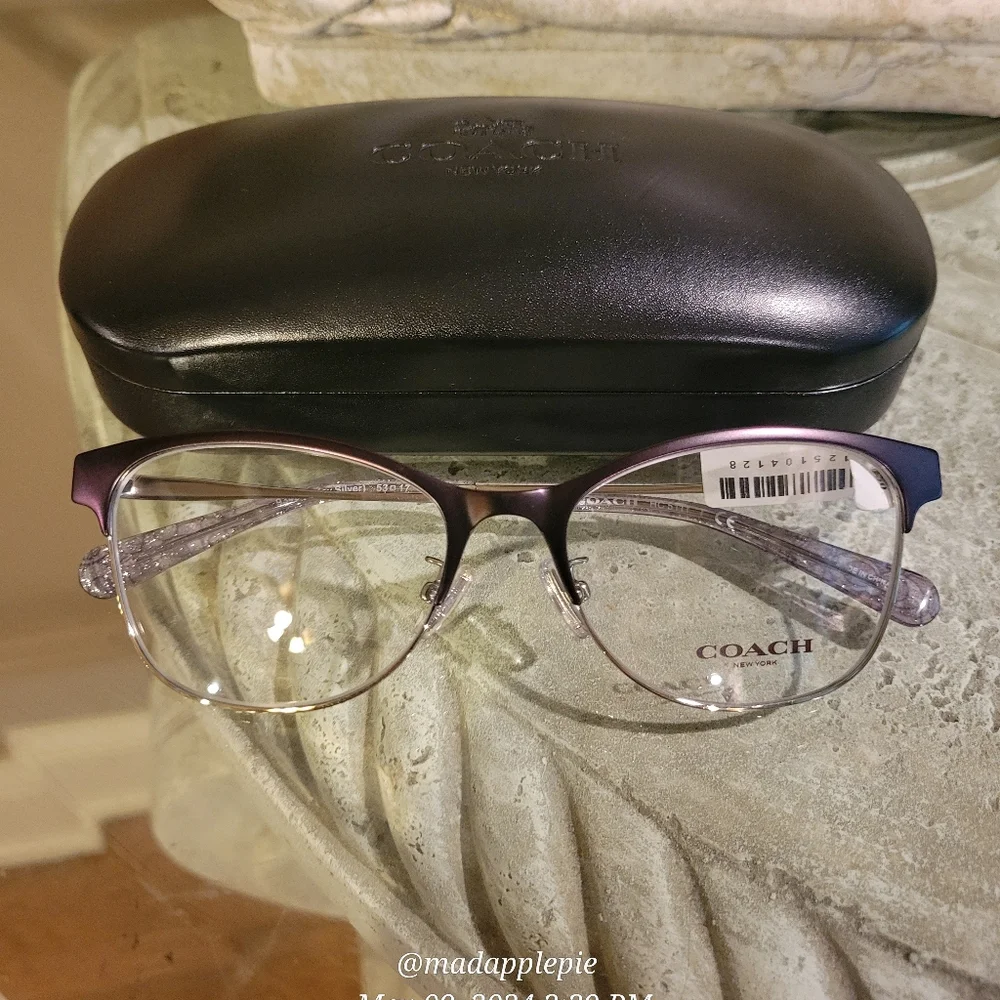 Coach HC5111 Perscription Eyeglass Frames Only Metal Cat Eye Designer #87
